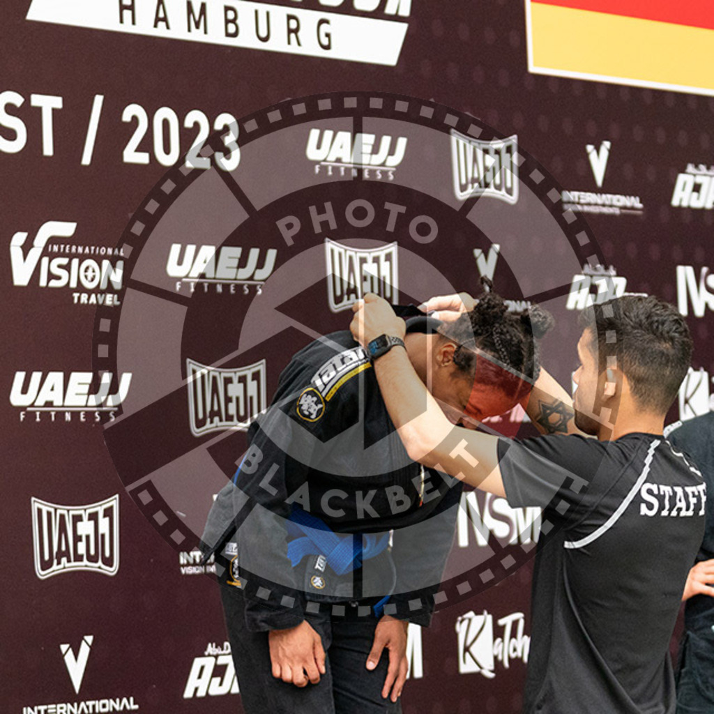 20230826PBB52139 | Fighters compete during the AJP INTLPRO BJJ and grappling competition in Hamburg, Germany, on August 26 2023.
