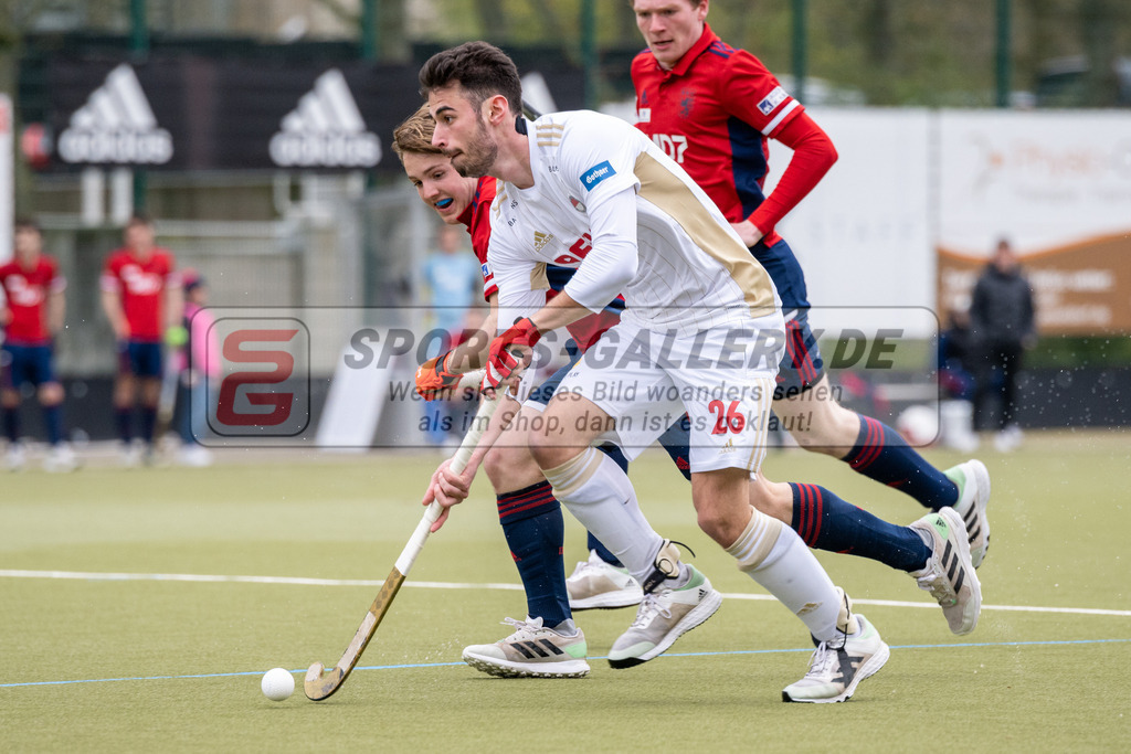 SFE_20230415_0266 | Deutsche Meisterschaft Männliche U16 Halle 2023 am 15.04.2023 in Düsseldorf (Düsseldorfer Hockeyclub 1905 e.V.), Photo: Stephan Fehrmann 2022 (Sports-Gallery),Elian Mazkour ( Rot-Weiss Köln #26 )