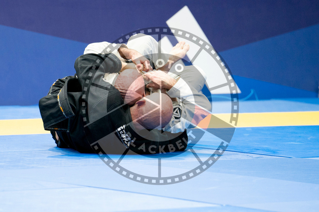 20240124PBB03910 | Fighters compete during the second day of the IBJJF European Championship in Paris, France, on January 24, 2024.