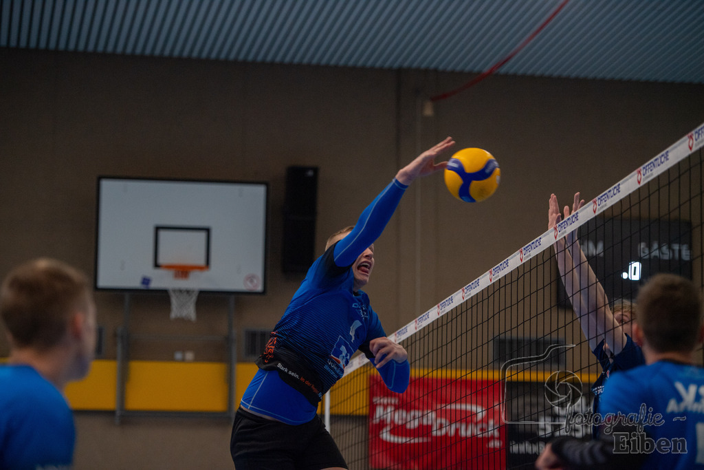 VSG Ammerland-VSG Lüneburg 2 | Volleyball Regionalliga; VSG Ammerland-VSG Lüneburg 2 am 04.02.2024; in Westerstede (Sporthalle Norderstraße), Photo: Philip Eiben 2024 - Realisiert mit Pictrs.com