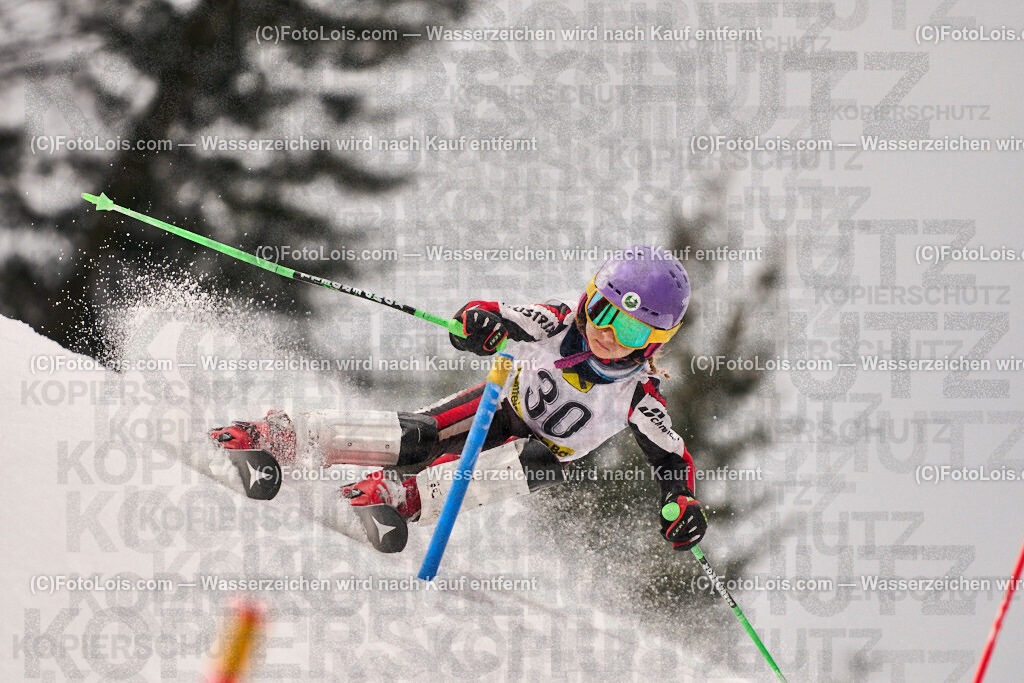 ALP3187_KinderCup-SL_STMK_Strallegg_Wallner Felicia | Raiffeisen KINDERCUP Alpin, SLALOM auf der JogllandStreif in Strallegg am So 23. Februar 2025. Veranstaller: Steirischer Skiverband (5000). Skiunion Strallegg (5197).
