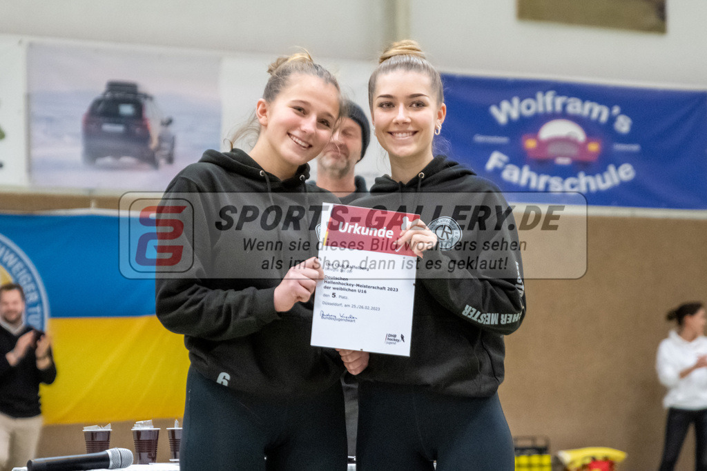 SFE_20230226_0080 | Deutsche Meisterschaft Weibliche U16 Halle 2023 am 26.02.2023 in Düsseldorf (DSC99), Photo: Stephan Fehrmann 2022 (Sports-Gallery)