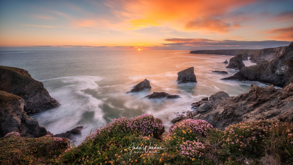 Sonnenuntergang bei den Klippen | Andre Wandrei - Nature Artworx - Realisiert mit Pictrs.com