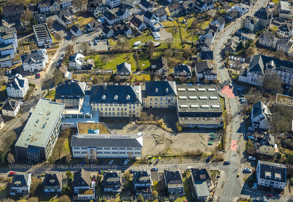 Olpe250307920Mitte | Luftbild, Städtisches Gymnasium Olpe, Olpe-Stadt, Olpe, Sauerland, Nordrhein-Westfalen, Deutschland