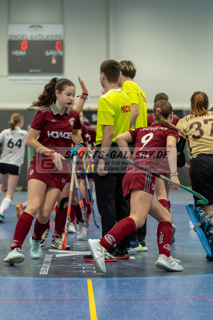 HK_20250223_102949 | Deutsche Meisterschaft wU14 Spiel um Platz 3  am 23.2.2025 Düsseldorfer HC, Düsseldorf