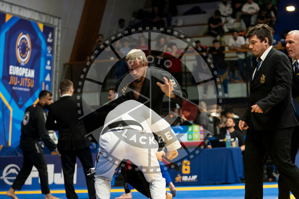 20240124PBB02948 | Fighters compete during the second day of the IBJJF European Championship in Paris, France, on January 24, 2024.