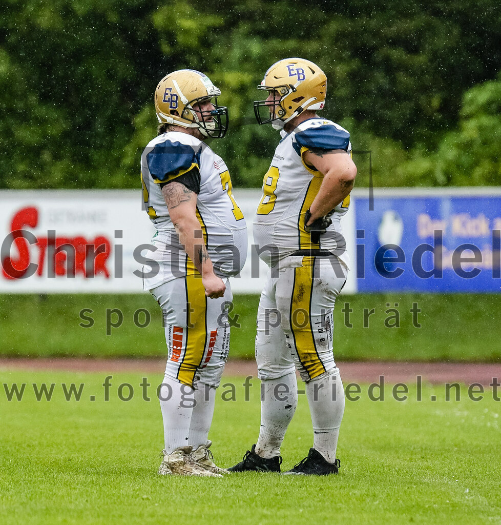 2022-05-29_016_Erding_Bulls_gegen_Nuernberg_Rams | Erding, Deutschland, 29.05.2022:
Fußball, Regionalliga 2022, 5. Spieltag, Erding Bulls gegen Nürnberg Rams, Endergebnis: 10:16

Foto: Christian Riedel / fotografie-riedel.net