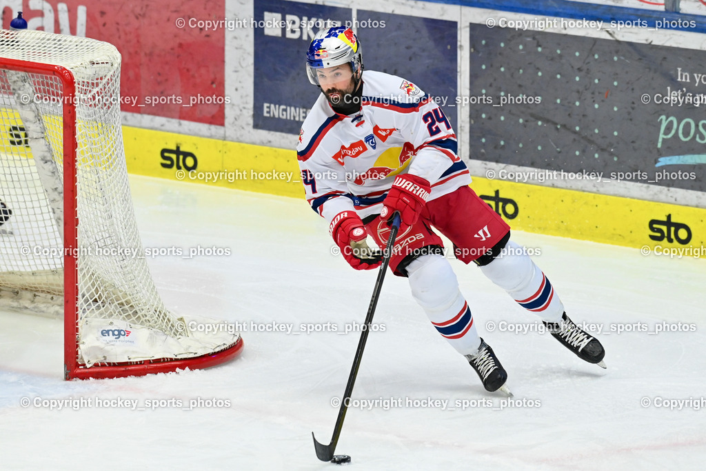 EC IDM WÄRMEPUMPEN VSV vs. EC Red Bull Salzburg | #24 MURPHY RYAN EC Redbull Salzburg, EC IDM WÄRMEPUMPEN VSV vs. EC Red Bull Salzburg, EC IDM WÄRMEPUMPEN VSV vs. EC Red Bull Salzburg am 17.01.2025 in Villach (Stadthalle Villach), Austria, (Photo by Bernd Stefan)