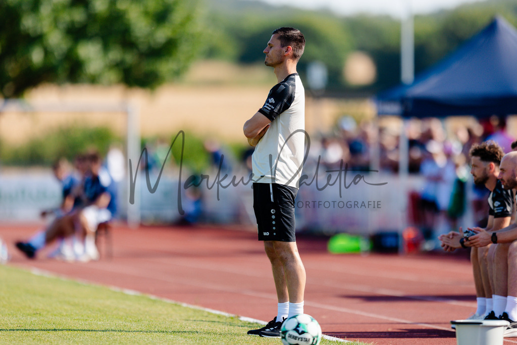 Testspiel, Saison 2026/27: SC Preußen Münster - Kickers Emden | Billerbeck, 10.07.2026: Testspiel, SC Preußen Münster gegen Kickers Emden auf der Anlage des DJK Billerbeck in Billerbeck. Foto: sportfotografie.ms | Markus Paletta - Realisiert mit Pictrs.com