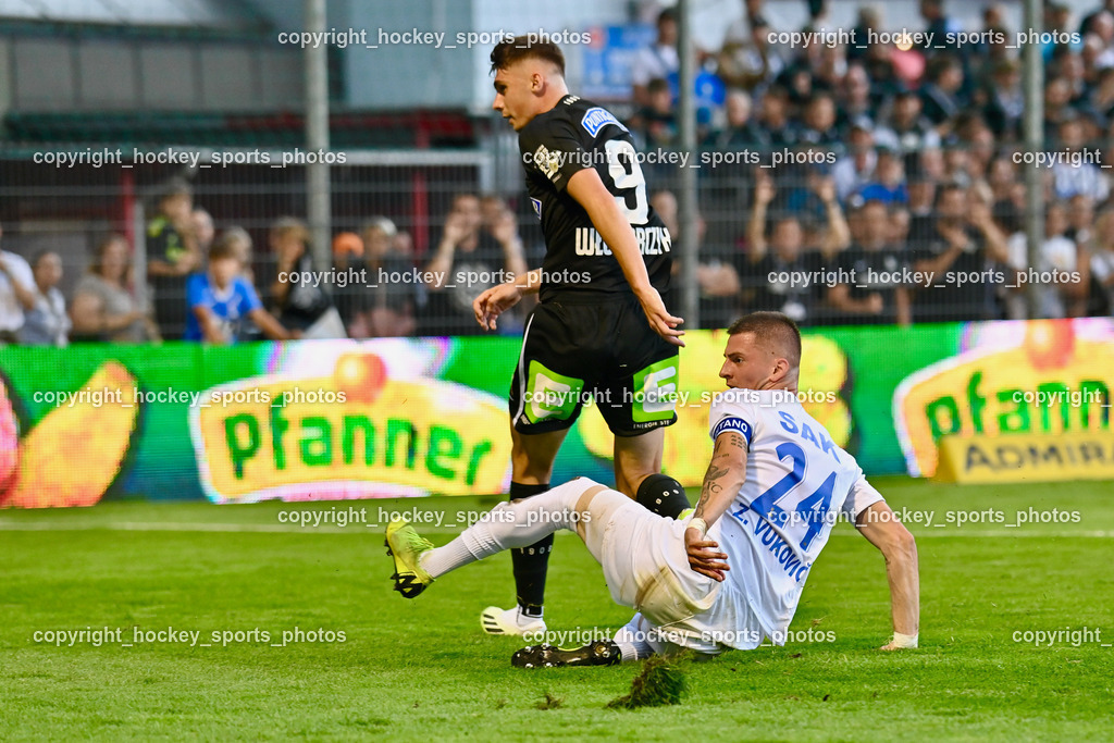 SAK vs. SK Sturm 22.7.2023 | #9 Szymon Wlodarczyk, #24 Zoran Vukovic
