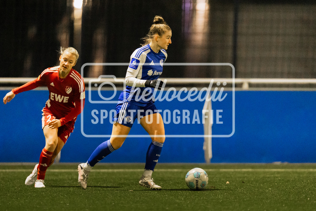 Fußball I Frauen I Saison 2025-2026 I Testspiel I FC Schalke 04 - SpVg Aurich I 14.02.2026-071 | Alessandra Vogel (20, FC Schalke 04) - Realisiert mit Pictrs.com