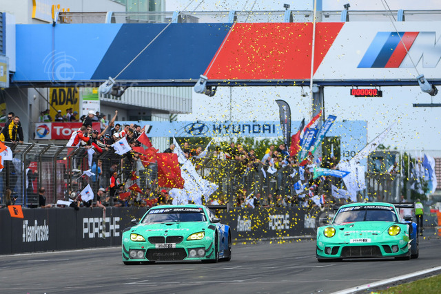 24hNbr19_0213241DR_JS | (33):Falken MotorsportPeter Dumbreck, Stef Dusseldorp, Alexandre Imperatori, Jens KlingmannBMW M6 GT3(44): Falken MotorsportKlaus Bachler, Jörg Bergmeister, Martin Ragginger, Dirk WernerPorsche 911 GT3 R - Realisiert mit Pictrs.com