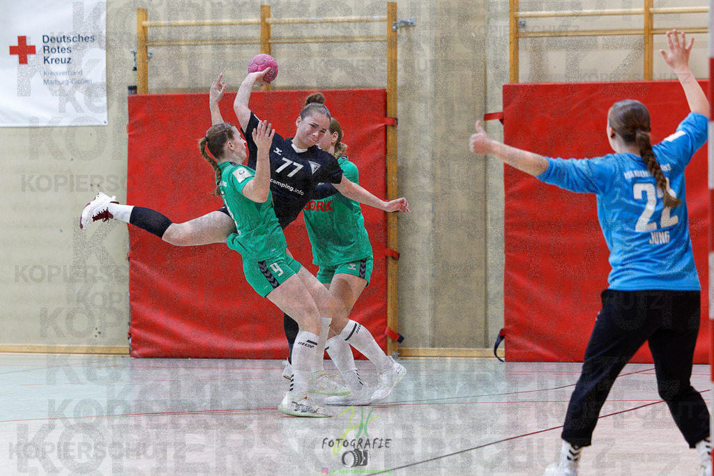 2024-10-19_230 | Jugendbundesliga B-Jugend weiblich; HSG Kleenheim/Langgöns - Longericher SC am 19.10.2024 in Oberkleen (Weidig-Halle) - Realisiert mit Pictrs.com