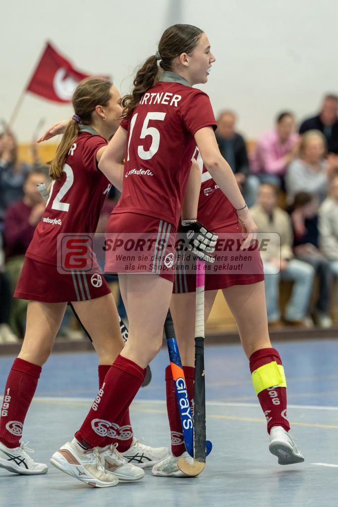 HK_20250223_102971 | Deutsche Meisterschaft wU14 Spiel um Platz 3  am 23.2.2025 Düsseldorfer HC, Düsseldorf