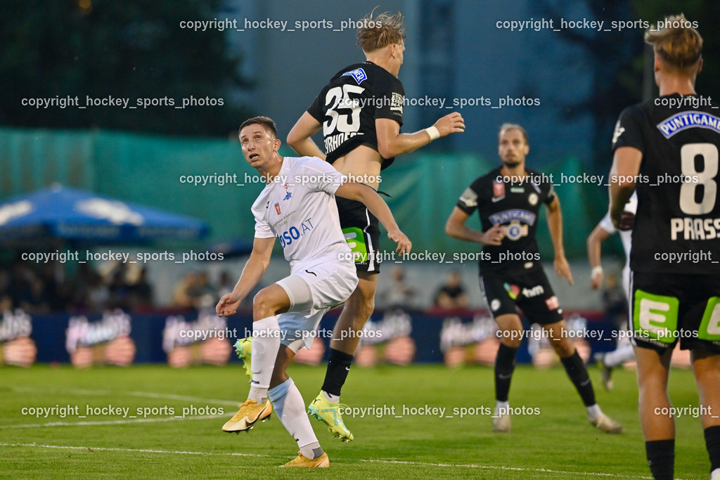 SAK vs. SK Sturm 22.7.2023 | #35 Niklas Geyrhofer, #9 Izidor Erazem Kamsek