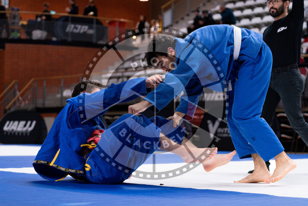 20241013PBB5687 | Athletes compete during the AJP Tour Europe Continental Jiu-Jitsu Amateurs & Masters Championship on October 13, 2024 in Almere near Amsterdam, Netherlands. © Chiara Dazi / photoblackbelt