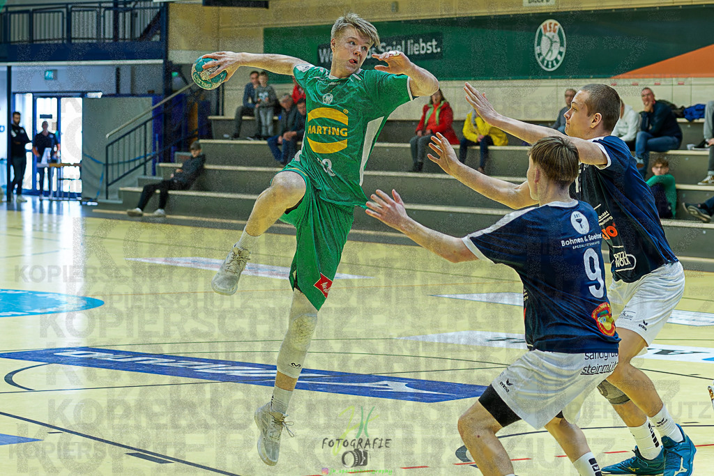 mJB Pokalrunde dt. Meisterschaft, TV Hüttenberg - TSV GWD Minden | mJB Pokalrunde dt. Meisterschaft, TV Hüttenberg - TSV GWD Minden am 15.03.2025 in Münchholzhausen (Sporthalle Münchholzhausen)Photo © 2025 - Jörg Heinrich - Realisiert mit Pictrs.com