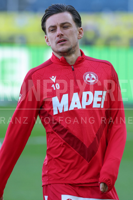 Grazer AK 1902 vs FC Red Bull Salzburg – Austrian Bundesliga | Graz, Austria, 15.Feb.26 - SOCCER - ADMIRAL Bundesliga, Grazer AK 1902 vs FC Red Bull Salzburg. The image shows Christian Lichtenberger (GAK).