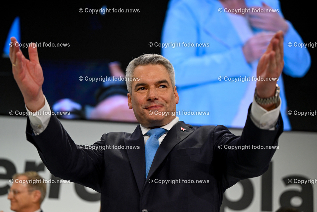 Der Oesterreichplan_ OeVP_ Wels_ 26.01.2024-113 | 26.01.2024, Wels, AUT, ÖVP, Der Österreichplan, im Bild BK Karl Nehammer (VP, Bundeskanzler)