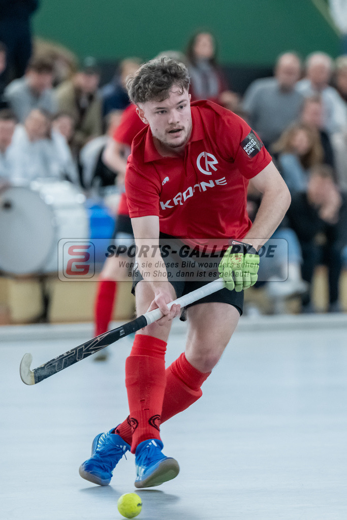 HK_20250202_102294 | 2. Bundesliga Halle Herren Club Raffelberg - Schwarz Weiss Köln am 2.2.2025 Halle am Raffelberg, Duisburg ,