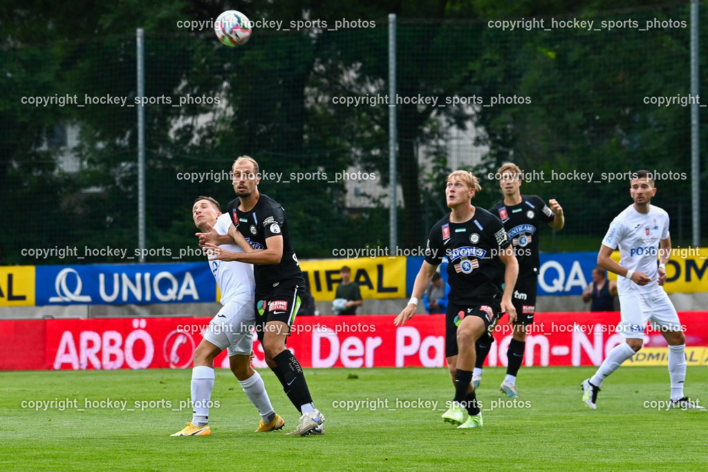 SAK vs. SK Sturm 22.7.2023 | #9 Izidor Erazem Kamsek, #4 Jon Gorenc Stankovic, #35 Niklas Geyrhofer