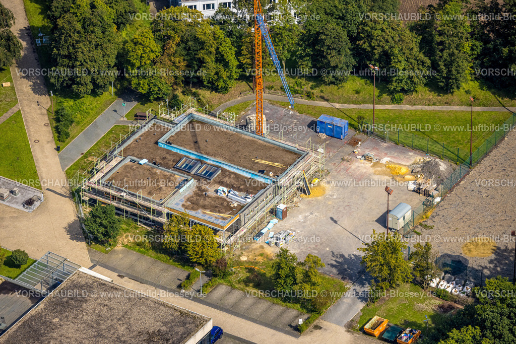 Hamm230900358 | Luftbild, Baustelle und Neubau an den ehemaligen Tennisplätzen am Berufsförderungswerk, Caldenhof, Stadtbezirk Rhynern, Hamm, Ruhrgebiet, Nordrhein-Westfalen, Deutschland