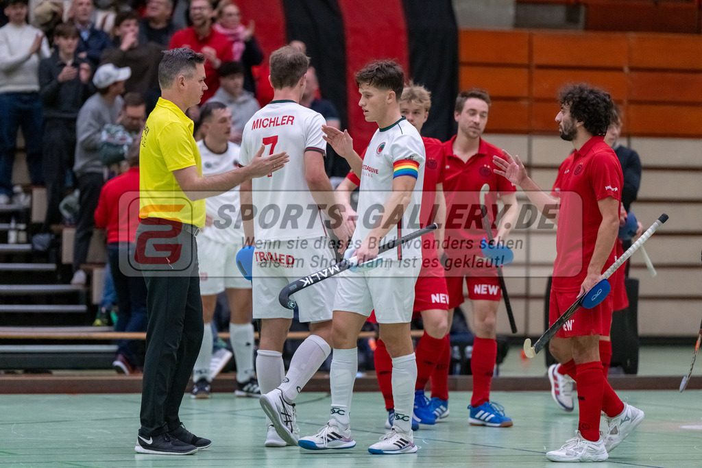 HK_20241220_100657 | 1. Bundesliga Halle Herren Crefelder HTC - Gladbacher HTC am 20.12.2024 Halle Glockenpitz, Krefeld ,