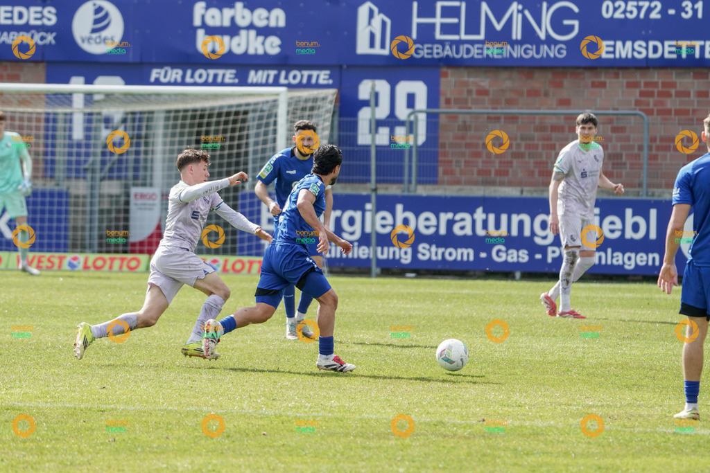 VfL Sportsfreunde Lotte vs. VfL Bochum II U23 - Regionalliga West - 28. Spieltag 2026 | Niklas Jahn, 12Kaan Kurt, 31 - Realisiert mit Pictrs.com