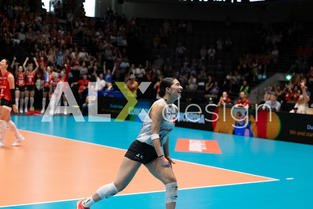 Austria v Switzerland - CEV European League Women | KRIENS, SWITZERLAND - JUNE 14: FABIANA MOTTIS of Switzerland during the CEV European League match between Austria and Switzerland at Pilatus Arena on June 14, 2026 in Kriens, Switzerland. - Realisiert mit Pictrs.com