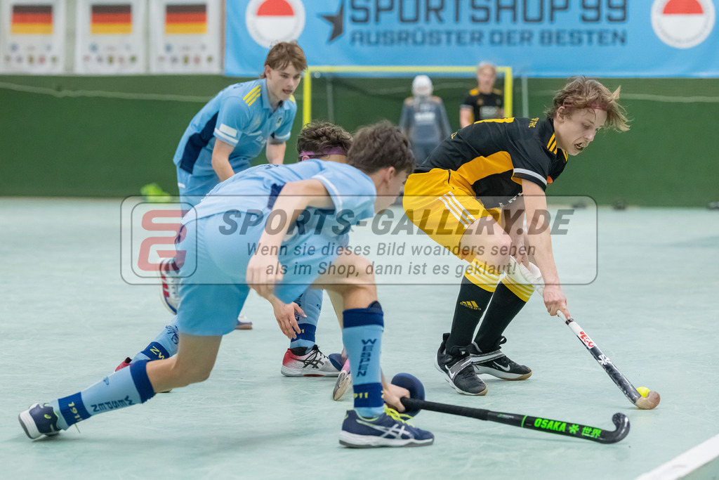HK_20230305_106244 | Deutsche Meisterschaft MU16 Platz 3 Harvestehuder THC - Zehlend. Wespen am 5.3.2023 RWK, Köln ,