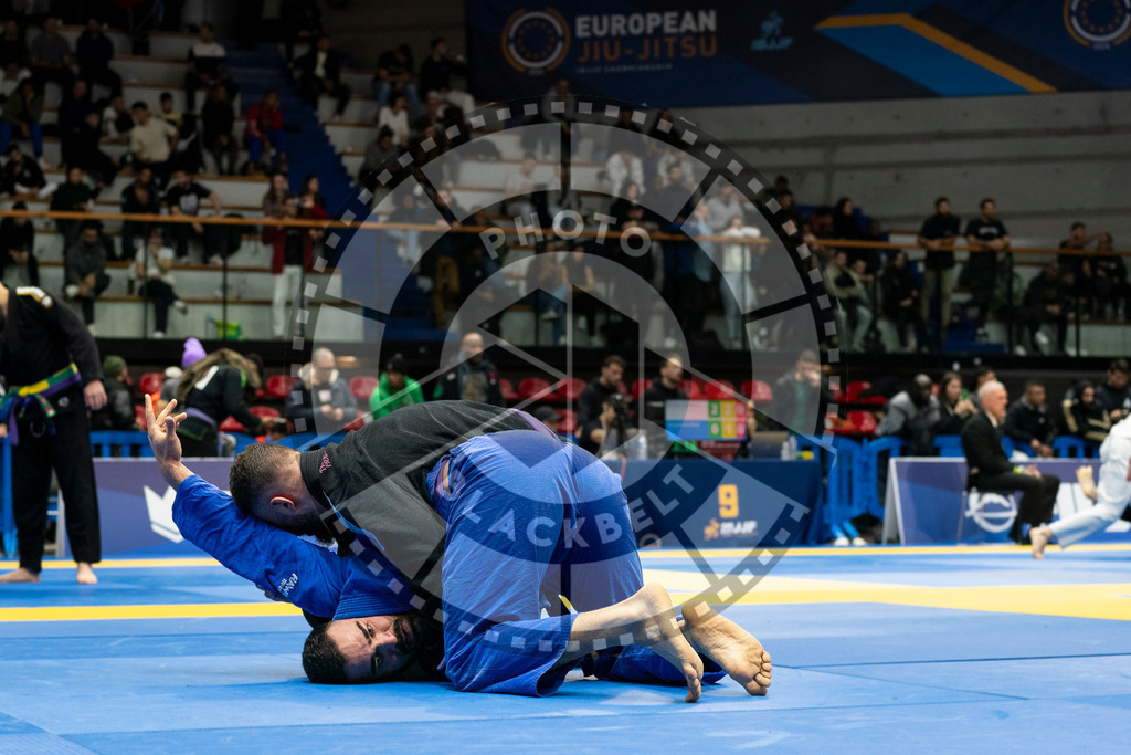 20240123PBB01430 | Fighters compete during the second day of the IBJJF European Championship in Paris, France, on January 23, 2024.