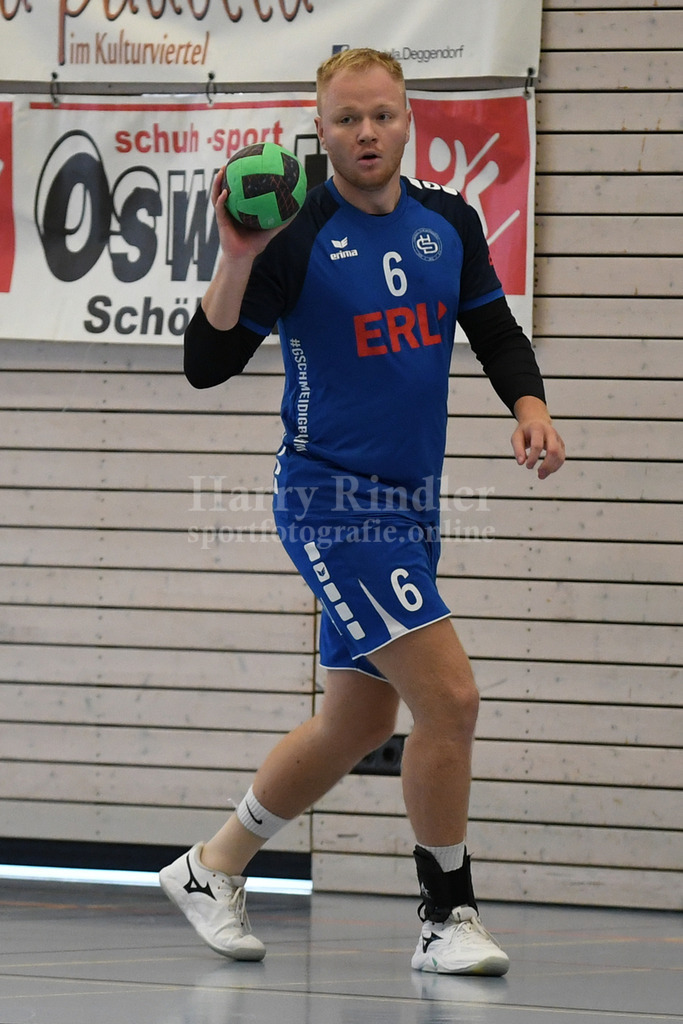 HC Deggendorf : TSV Taufkirchen/Vils | Jan Stengl  (HC Deggendorf  #6) - Realisiert mit Pictrs.com