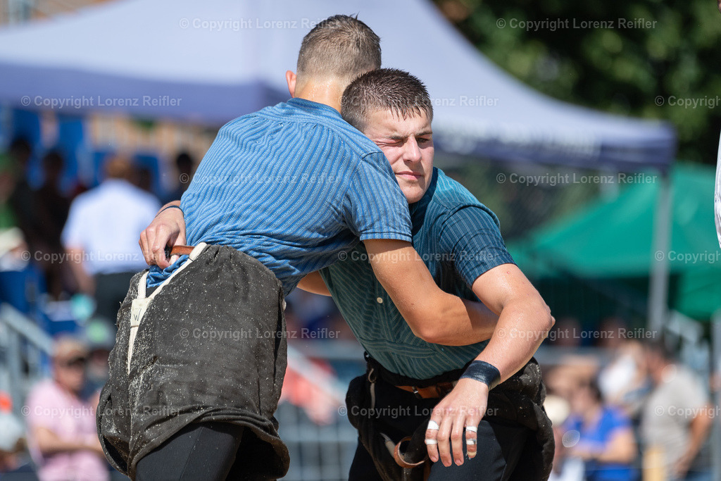 Schwingen -  Appenzeller Kantonal Nachwuchsschwingfest 2023 | Oberegg, 8.7.23, Schwingen - Appenzeller Kantonal Nachwuchsschwingfest.