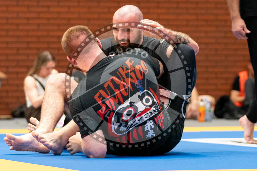 20230916PBB4414 | Fighters compete during the grappling tournement ADCC Trials (European, Middle East and African Championship) in Warsaw, Poland, on September 16, 2023.
