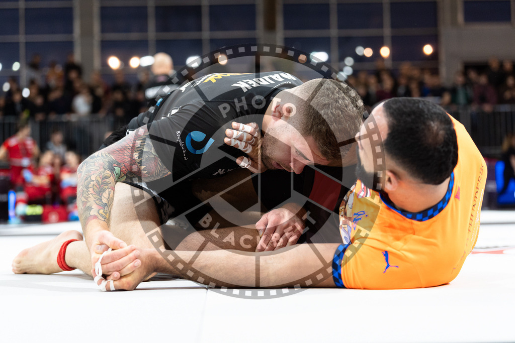 20260215PBB0132 | Fighters compete during the ADCC European Trials competition day 2 in Belgrade, Serbia, on February 15, 2026.