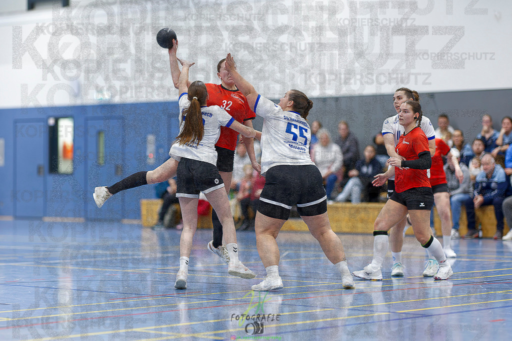 Frauen 2. Bezirksklasse; SG Rechtenbach - HSG Linden II | Frauen 2. Bezirksklasse; SG Rechtenbach - HSG Linden II am 16.11.2025 in Rechtenbach (Sporthalle Rechtenbach)Photo © 2025 - Jörg Heinrich - Realisiert mit Pictrs.com