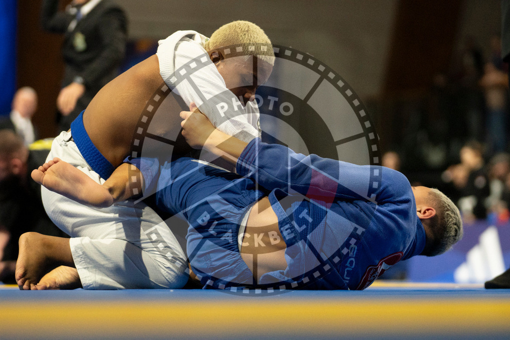 20240119PBB1436 | Fighters compete during the IBJJF European Championship in Paris, France, on January 19, 2024.
