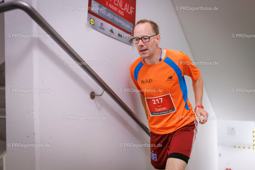 KölnTurm Treppenlauf; Köln, 03.08.2025 | Impressionen vom KölnTurm Treppenlauf am 03.08.2025 in Köln (Nordrhein-Westfalen). 