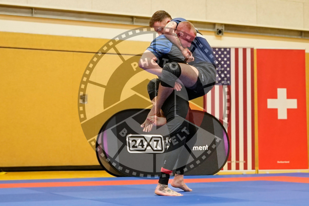20240203PBB09737 | Fighters compete during the Brazilian Jiu-Jitsu Championship of the AJP Tour in Maintal by Frankfurt am Main, Germany, on February 2, 2024.