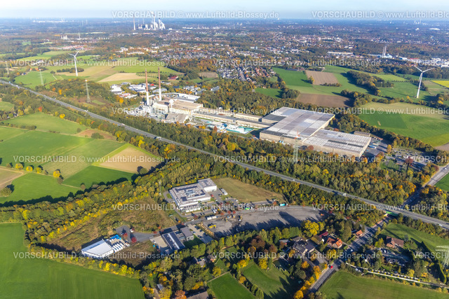 Gladbeck221005346 | Luftbild, Gewerbepark Heinrich-Hertz-Straße, Gewerbegebiet Am Wiesenbusch mit Pilkington Deutschland AG, Rentfort, Gladbeck, Ruhrgebiet, Nordrhein-Westfalen, Deutschland