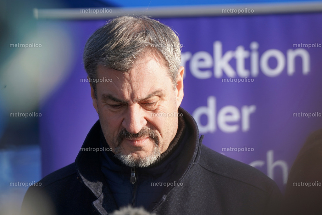 Markus Söder im Rahmen der PK zur Jahresbilanz Grenzpolizei am 6. Feb. 2025 (11) (1) | Metropolico