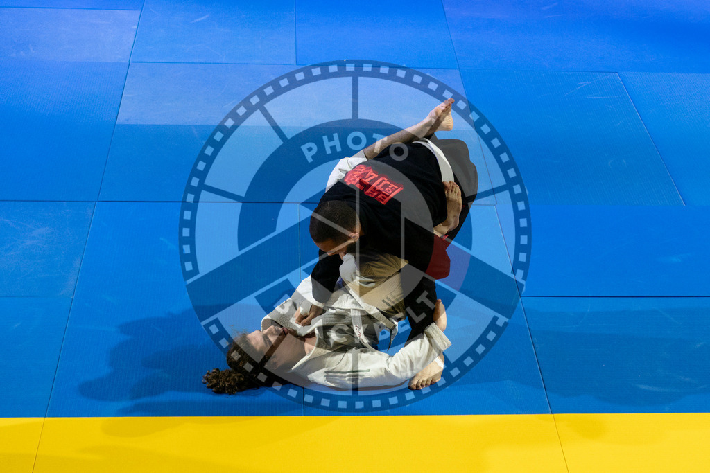20240119PBB0094 | Fighters compete during the IBJJF European Championship in Paris, France, on January 19, 2024.