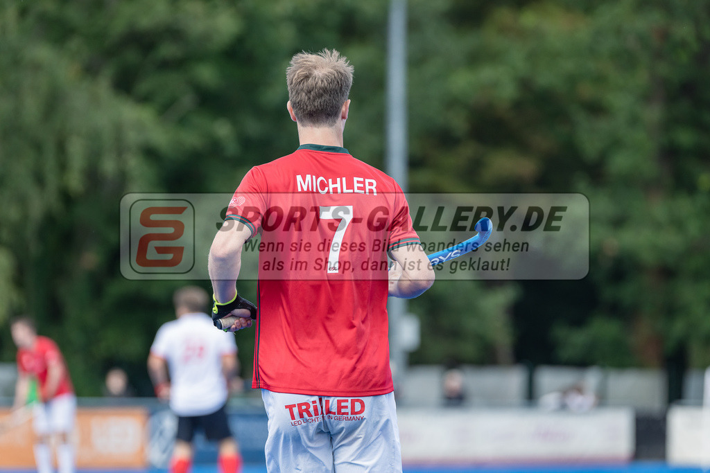 HK_20230923_104388 | 1. Bundesliga Herren Crefelder HTC - TSV Mannheim am 23.9.2023 CHTC, Krefeld , Linus Michler ( Crefelder HTC #7 )
