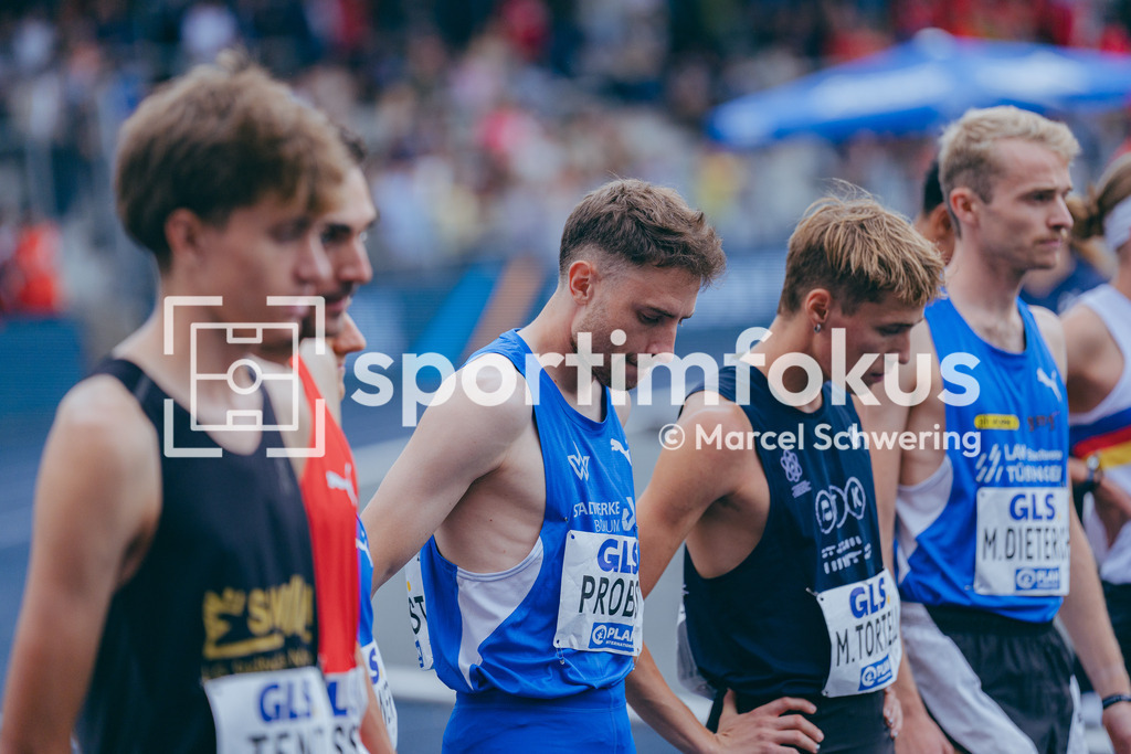 Deutsche Meisterschaften der Frauen und Männer 2026 | Marius Probst, TV Wattenscheid 01, 1500-Meter-Lauf, Finale, Deutsche Meisterschaften der Frauen und Männer 2026, Lohrheidestadion Bochum-Wattenscheid, 26.07.2026. Foto: Marcel Schwering / sportimfokus - Realisiert mit Pictrs.com