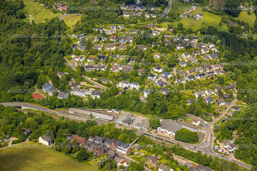 Velbert250600787Langenberg | Luftbild, Wohngebiet Hellerkamp, Langenberg, Velbert, Ruhrgebiet, Nordrhein-Westfalen, Deutschland