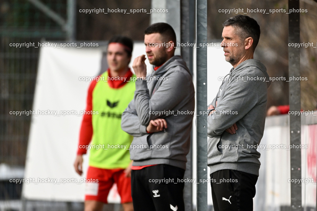 KAC 1909 vs. Union Matrei | Headcoach KAC 1909 Christian Rauter, Asisstentcoach KAC 1909 Robert Kontic, KAC 1909 vs. Union Matrei, KAC 1909 vs. Union Matrei am 21.03.2026 in Klagenfurt (Sportplatz KAC), Austria, (Photo by Bernd Stefan)