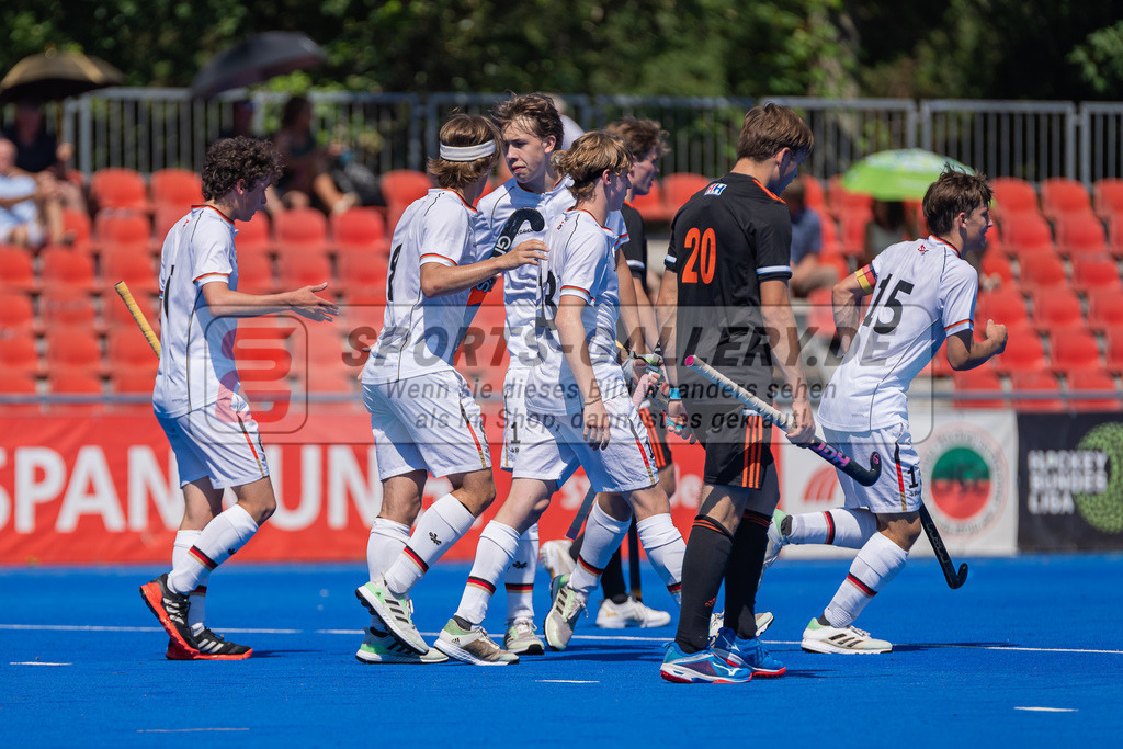 HK_20230625_109098 | mU18 Test Länderspiel Deutschland - Niederlande am 25.6.2023 CHTC , Krefeld ,