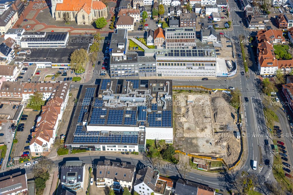 Hamm260400898Mitte | Luftbild, KIno Cineplex Hamm mit Solardach und Baustelle, Mitte, Hamm, Ruhrgebiet, Nordrhein-Westfalen, Deutschland