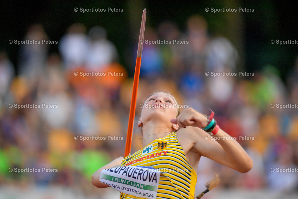 U18 EM - Tag 4_89 | European Athletics U18 Championships am 21.07.2024 in Banska Brystica; Speerwurf, Konstanze Irlinger.Foto: Kai Peters - Realisiert mit Pictrs.com