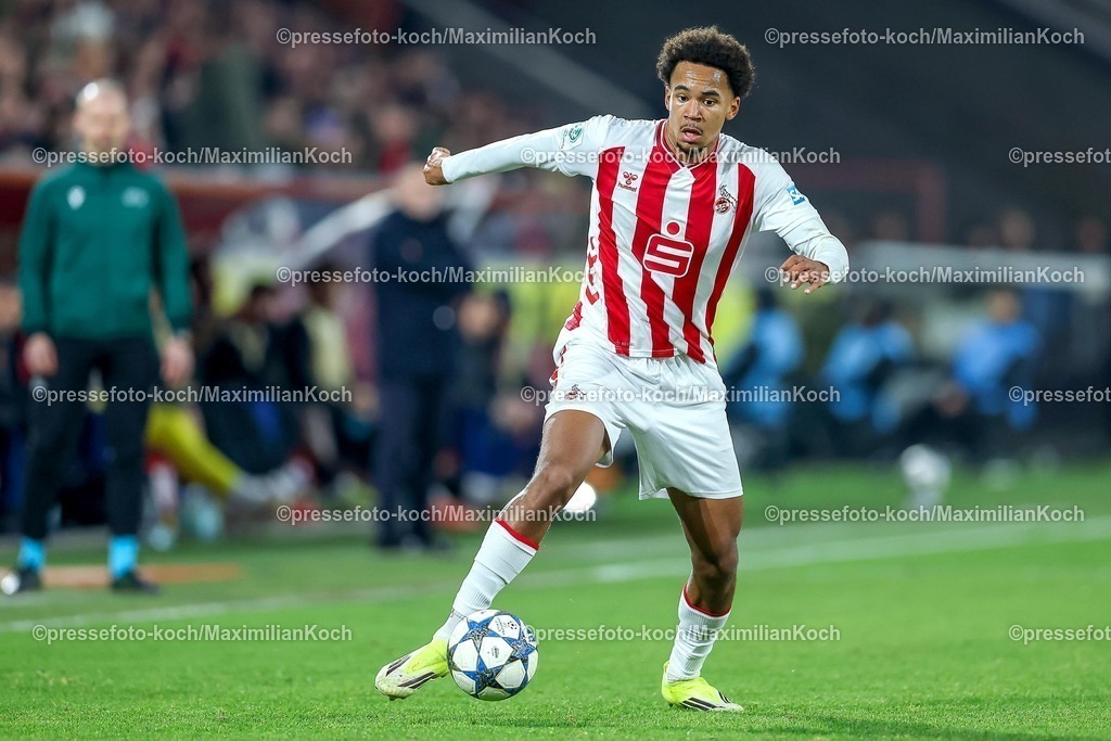 1FC04022601027 | 04.02.2026, Fußball, UEFA Youth League, U19 1. FC Köln - Inter Mailand, Sechzehntelfinale, RheinEnergie-STADION, Saison 2025 2026: Youssoupha Niang (U19 FC Köln #11)  DFB regulations prohibit any use of photographs as image sequences and or quasi-video.